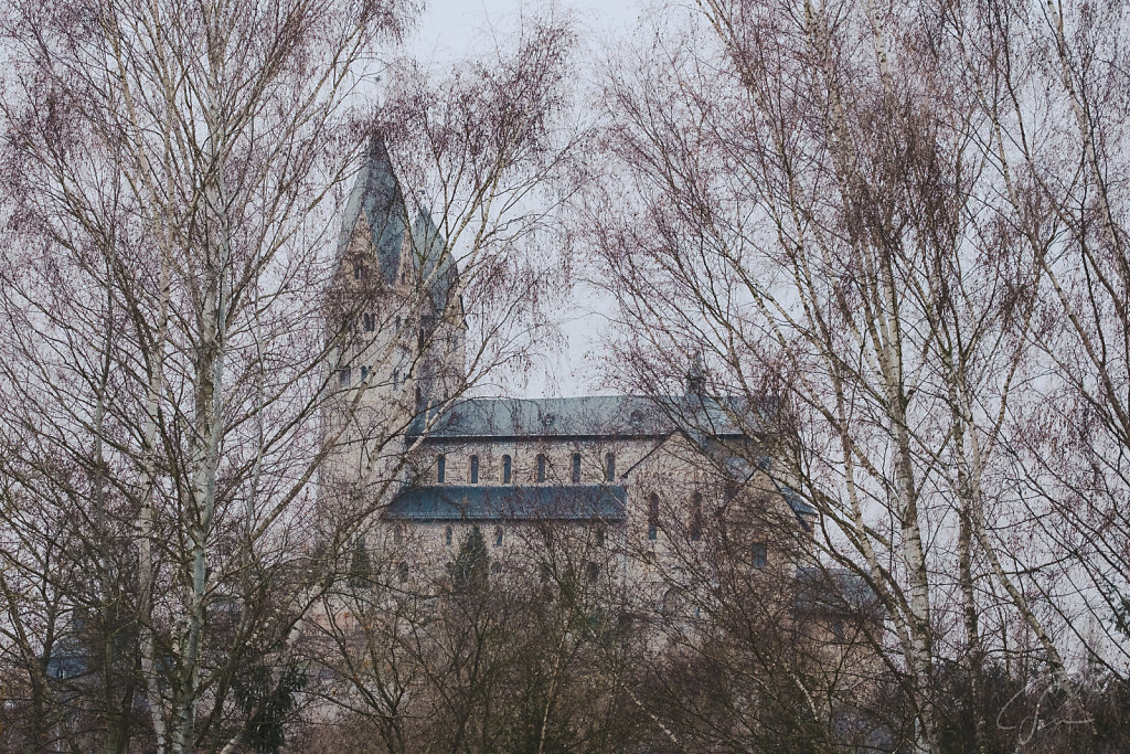 St. Lubentius im Winter